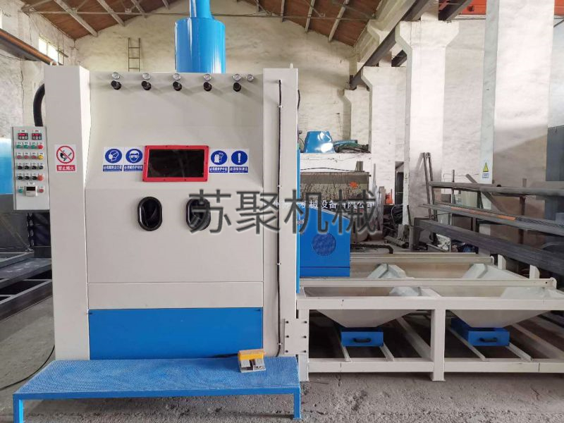 手動臺車轉(zhuǎn)盤噴砂機(jī)